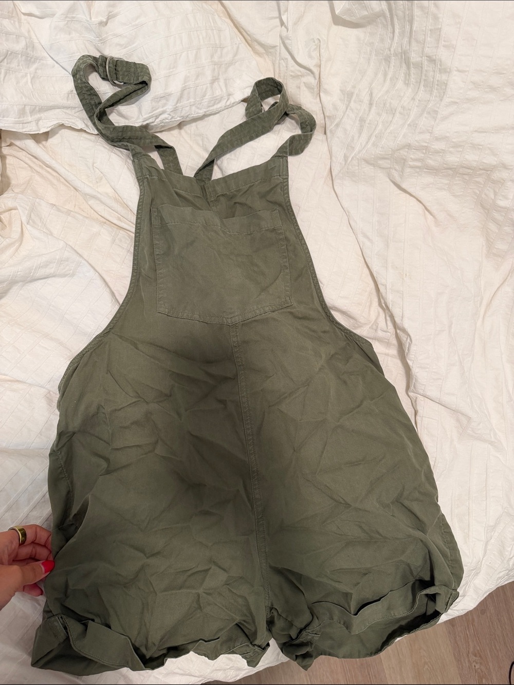 Aerie Olive Green Overalls